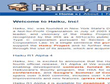 Tablet Screenshot of haiku-inc.org